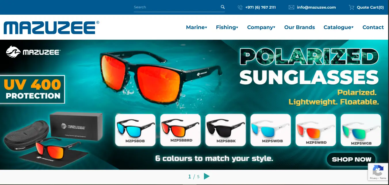 Marine and Fishing equipment Distributor Dubai - Mazuzee