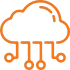 Cloud computing technology icon