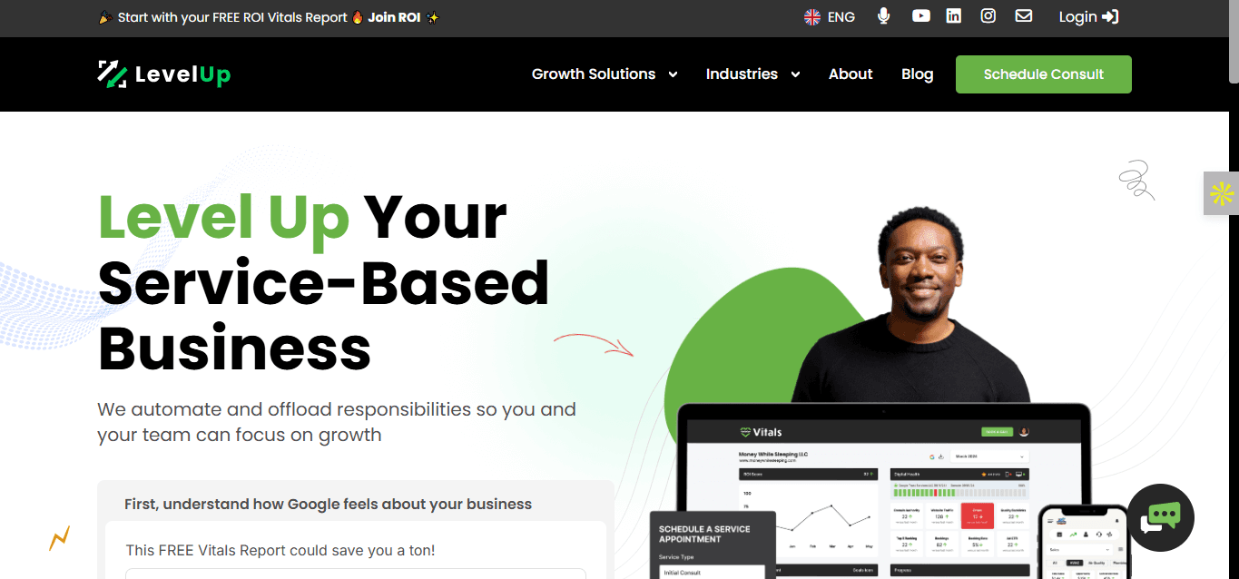 Level Up Your Business - SaaS Tools and Growth Consulting